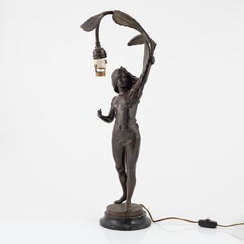 Bordslampa, 1900-talets första hälft.