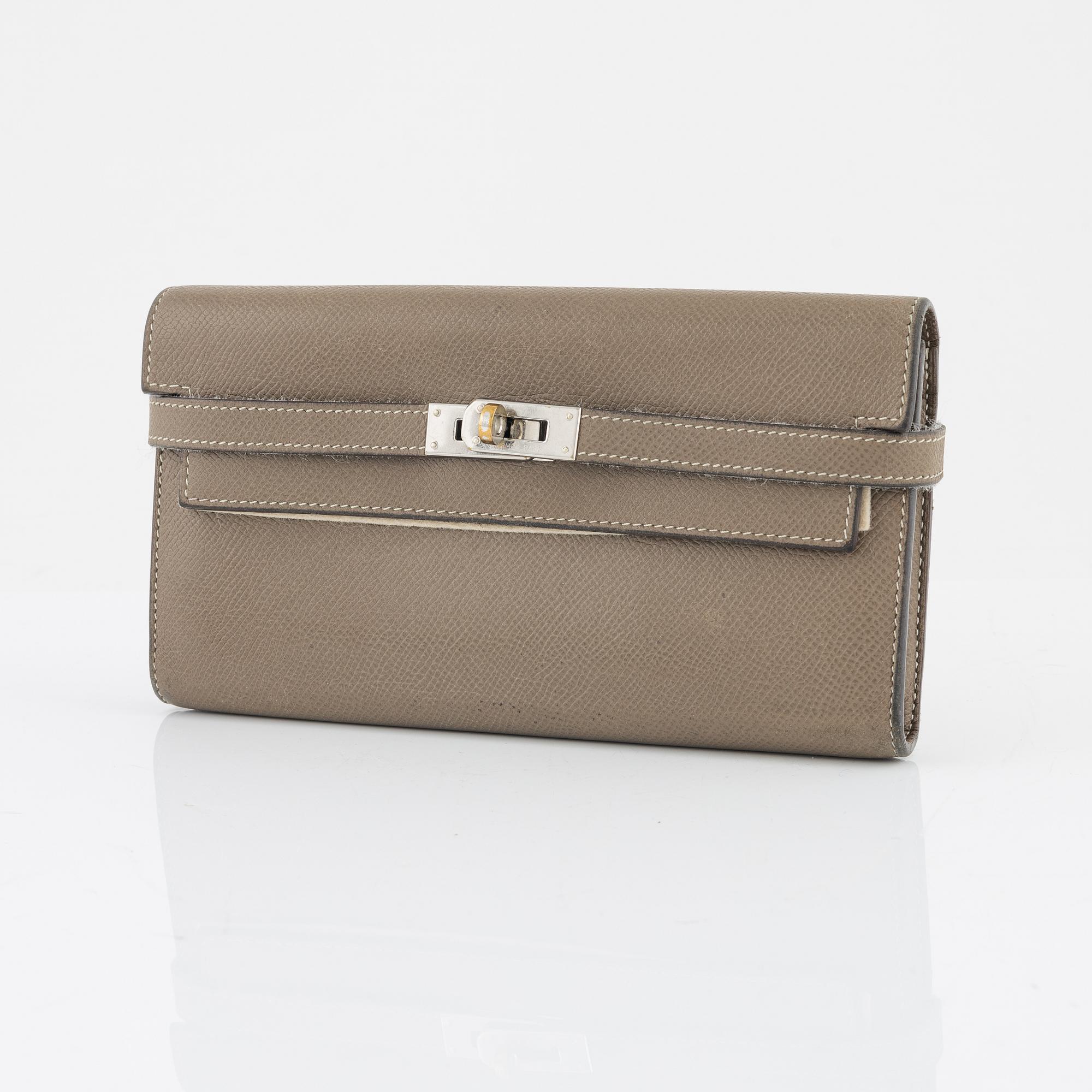 Hermès, an Epsom leather 'Kelly' wallet, 2011.