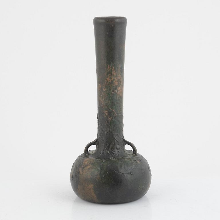 Hugo Elmqvist, patinated bronze, Stockholm, Art Nouveau, early 20th century.