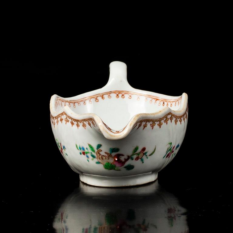 SÅSSNIPOR, ett par, porslin, Qianlong, Kina.