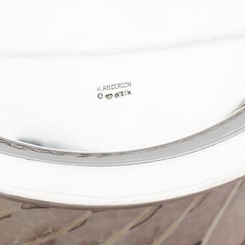 A swedish silver bowl, K Anderson, Stockholm 1928.