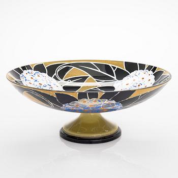 Henri Quenvil, a 1920s, art deco bowl, France.