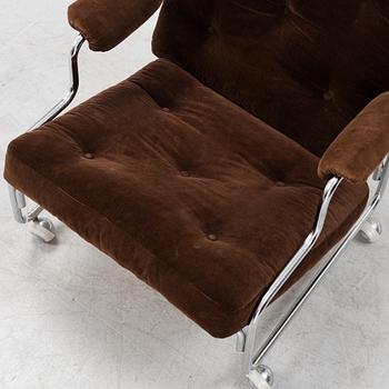 Kjell Nordin, 'Rulle' easy chair, designed around 1972.