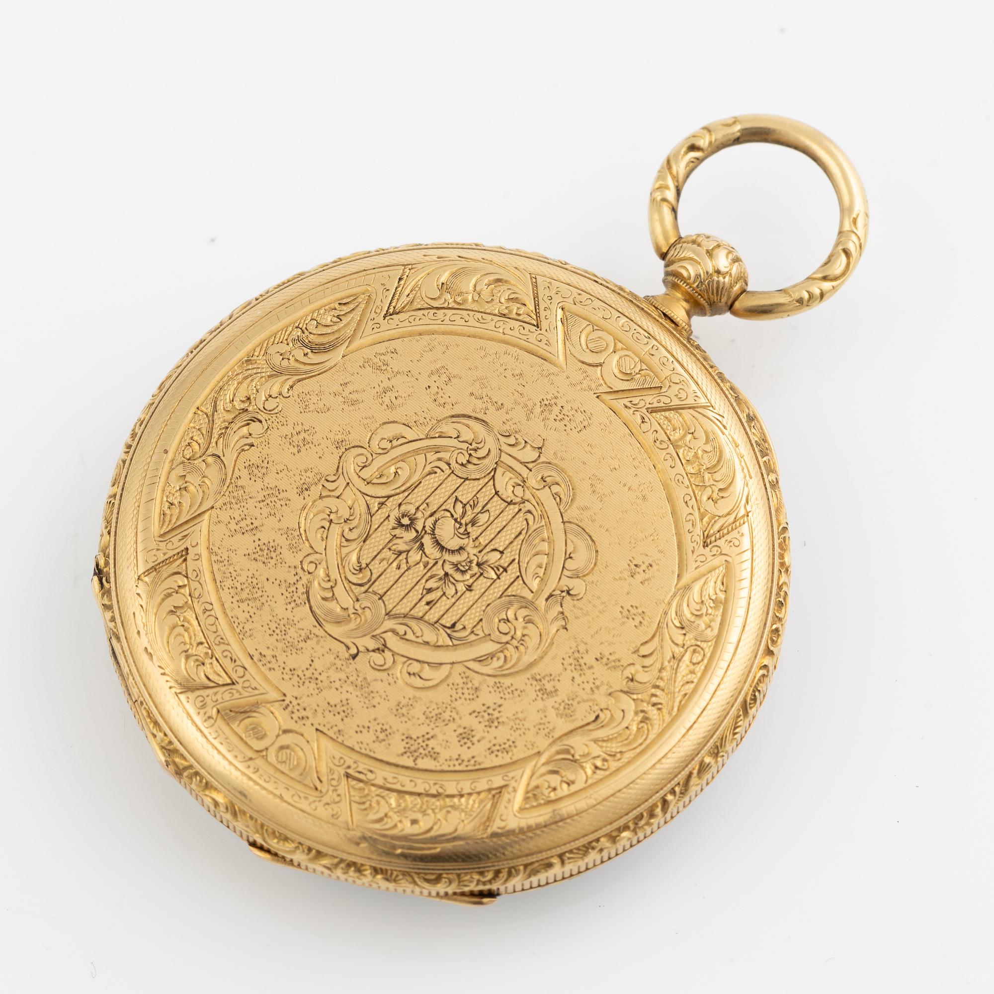 Pocket watch, 42 mm.