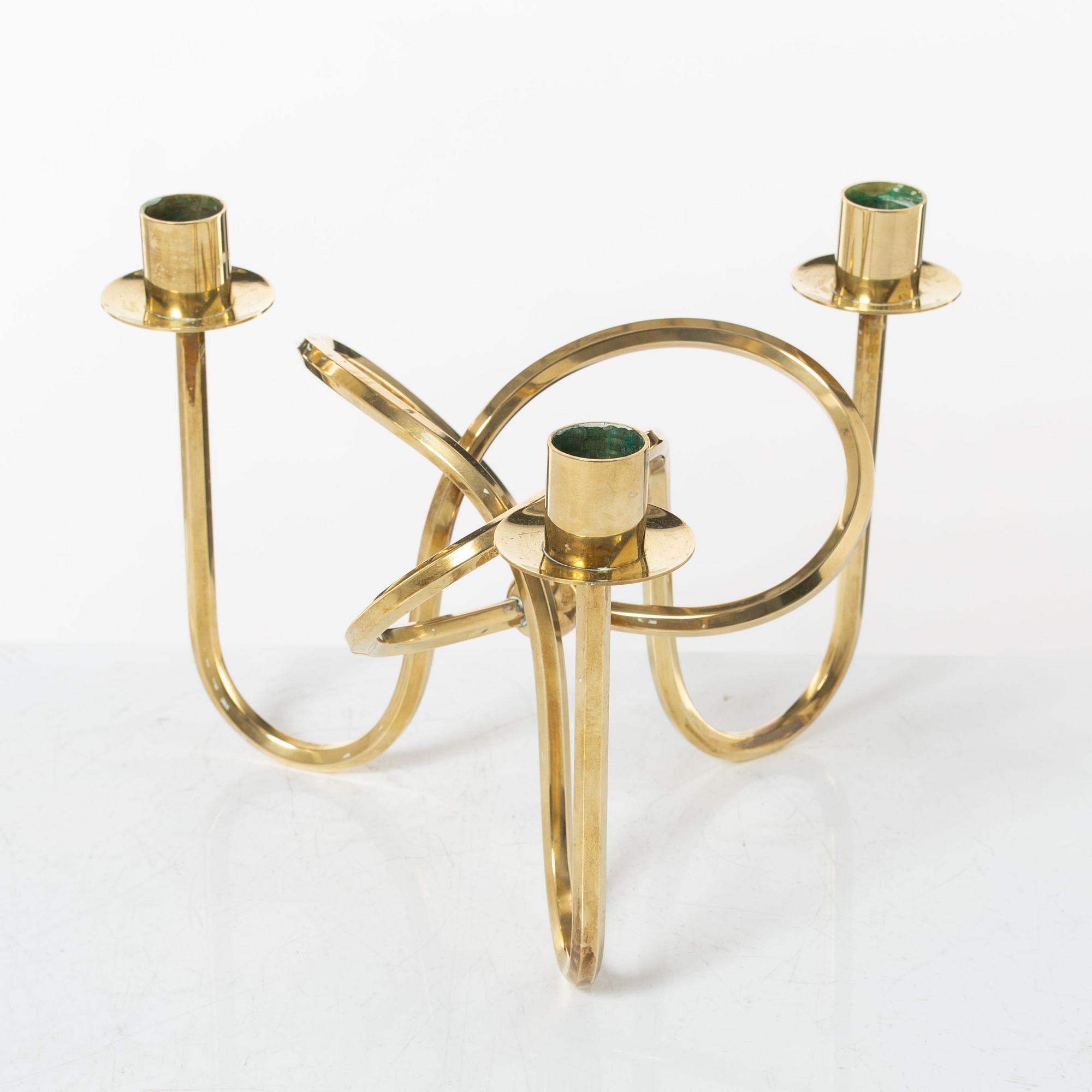 Josef Frank, candelabrum, 'Vänskapsknuten', Firma Svenskt Tenn.