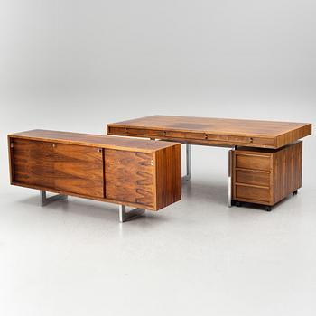 Skrivbord, sideboard samt hurts, Echo, Schweiz, 1970-80-tal.