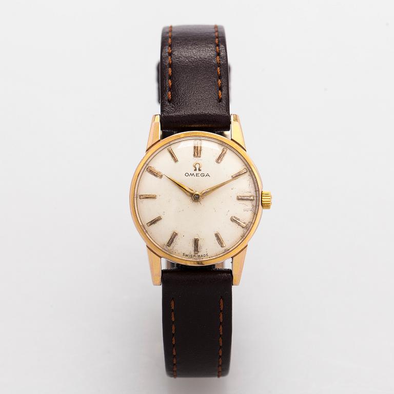 Omega, armbandsur, 25 mm.