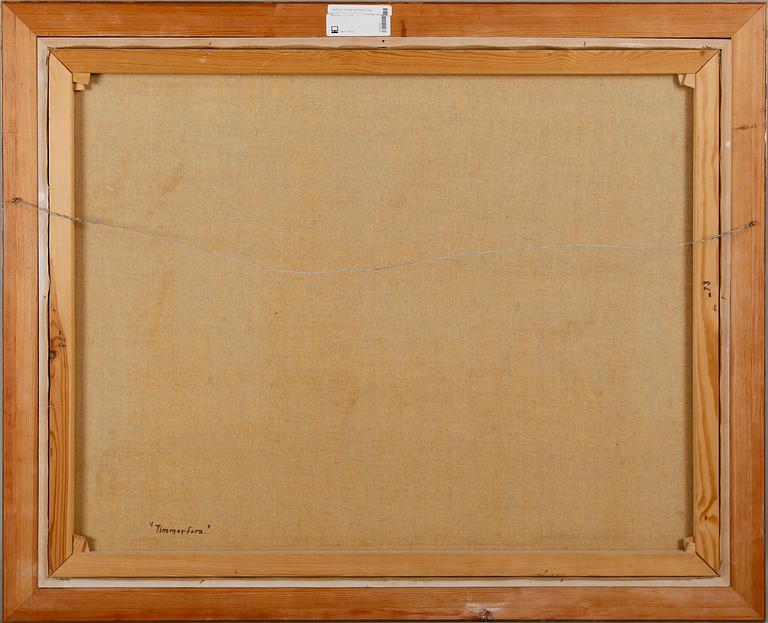 EINAR KRÜGER, olja på duk, sign.
