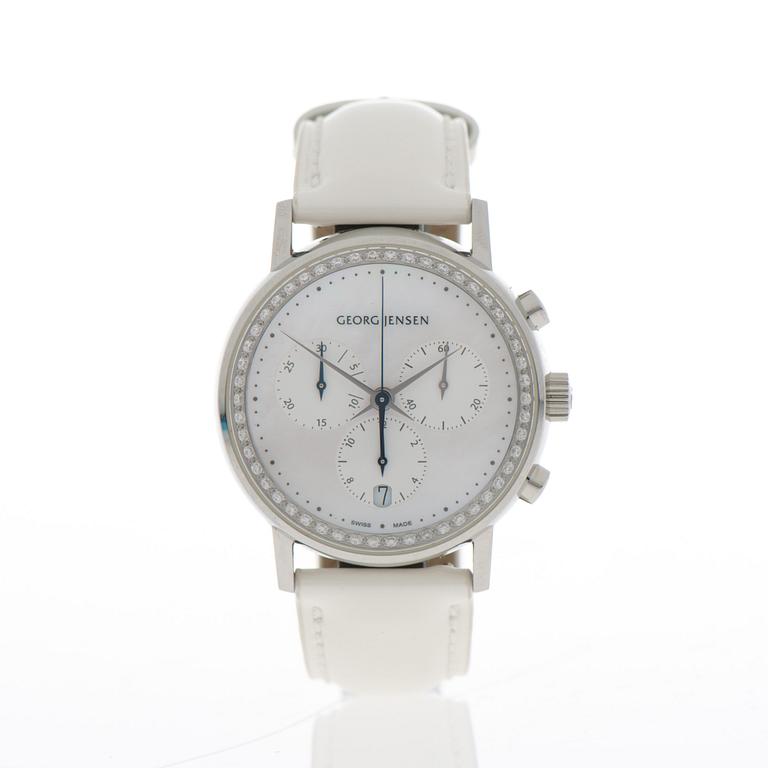 GEORG JENSEN, design Henning Koppel, wrist watch, 38 mm.