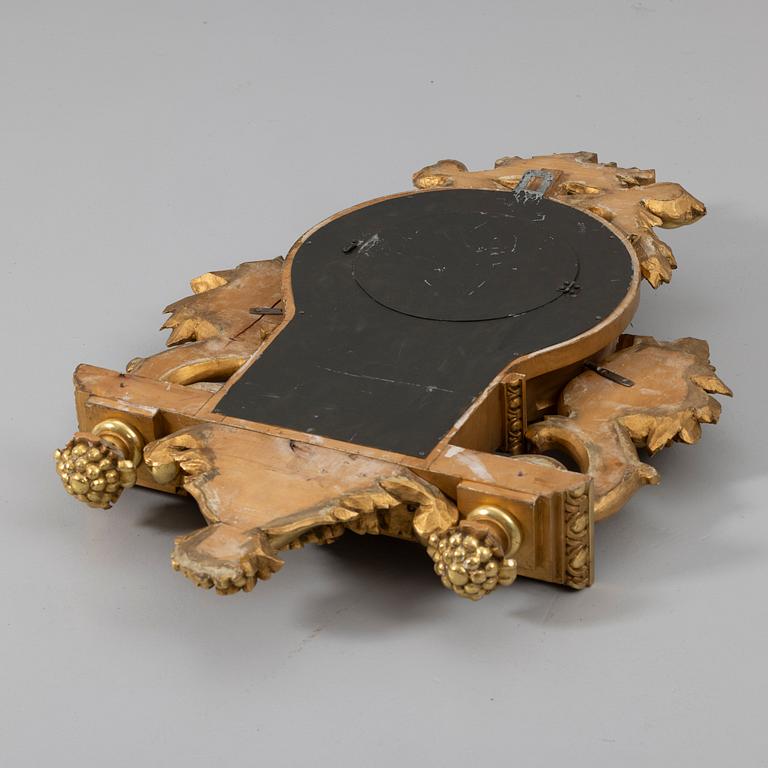 Wall clock, Gustavian style, P.N. Wohlin, Stockholm, 20th century.