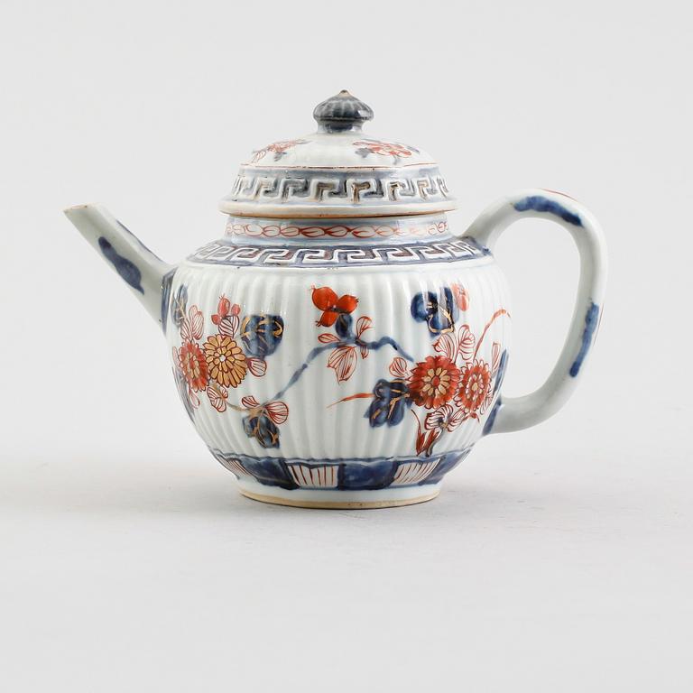 TEKANNA, porslin, Kina, 1700-tal.