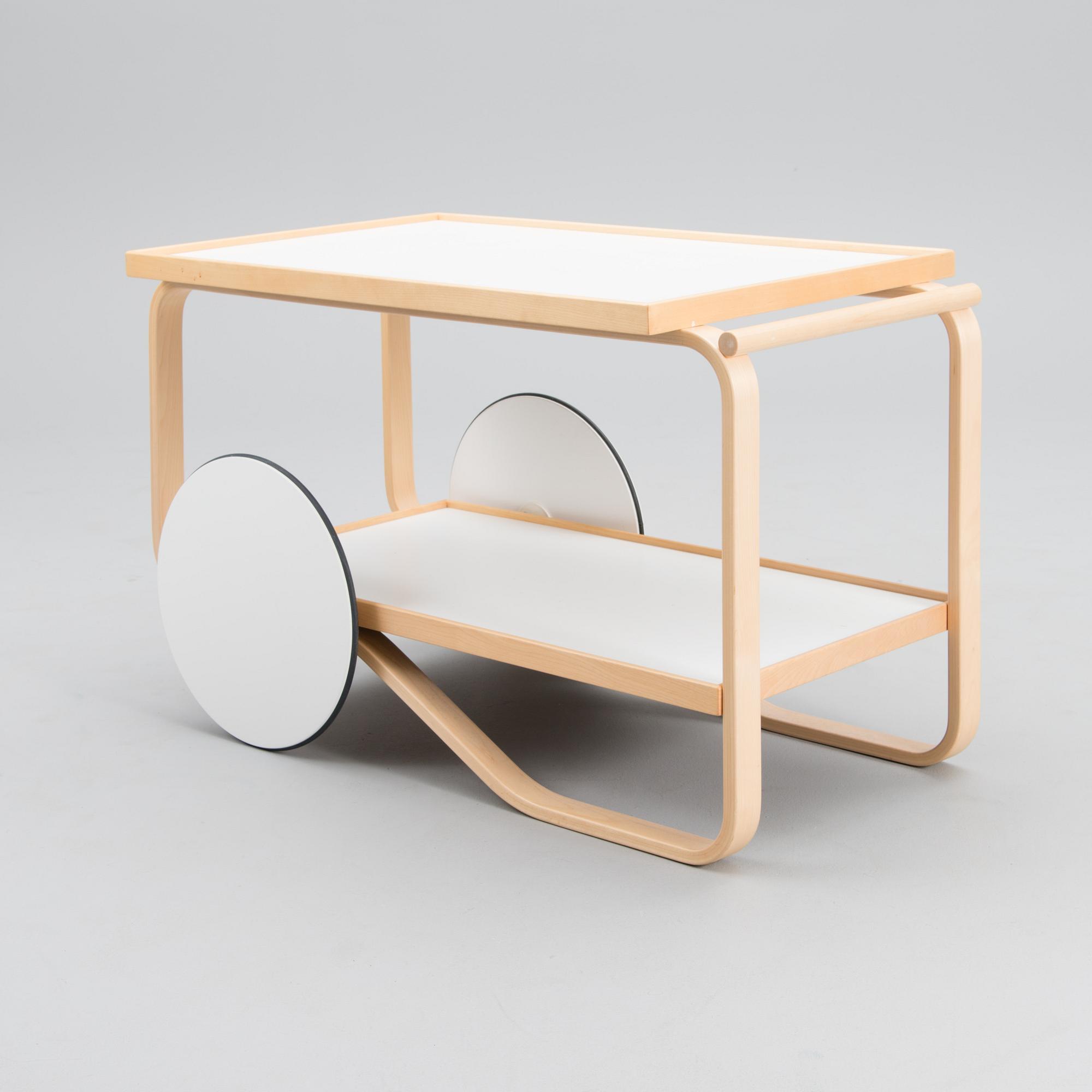 A late 21st century tea trolley model 901 for Artek.