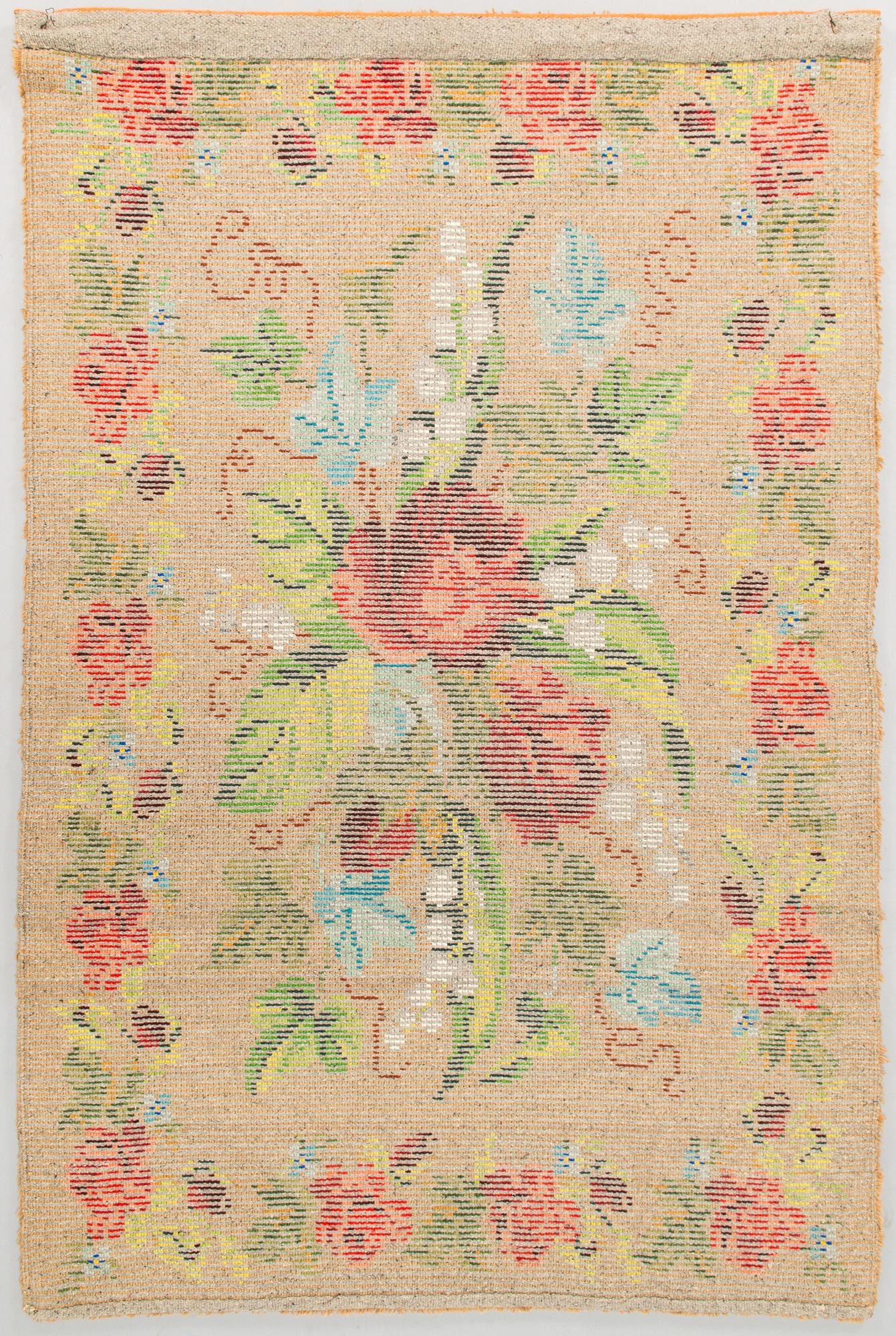 A Finnish rya long pile rug, mid 20th century. Ca. 168x112 cm.
