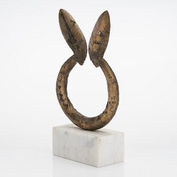 Veikko Myller, sculpture, bronze, signed and dated -90, marked 1/1.