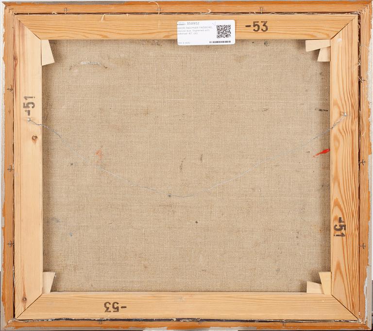 BROR INGEMAR FRÖBERG, olja på duk. Signerad och daterad -87.