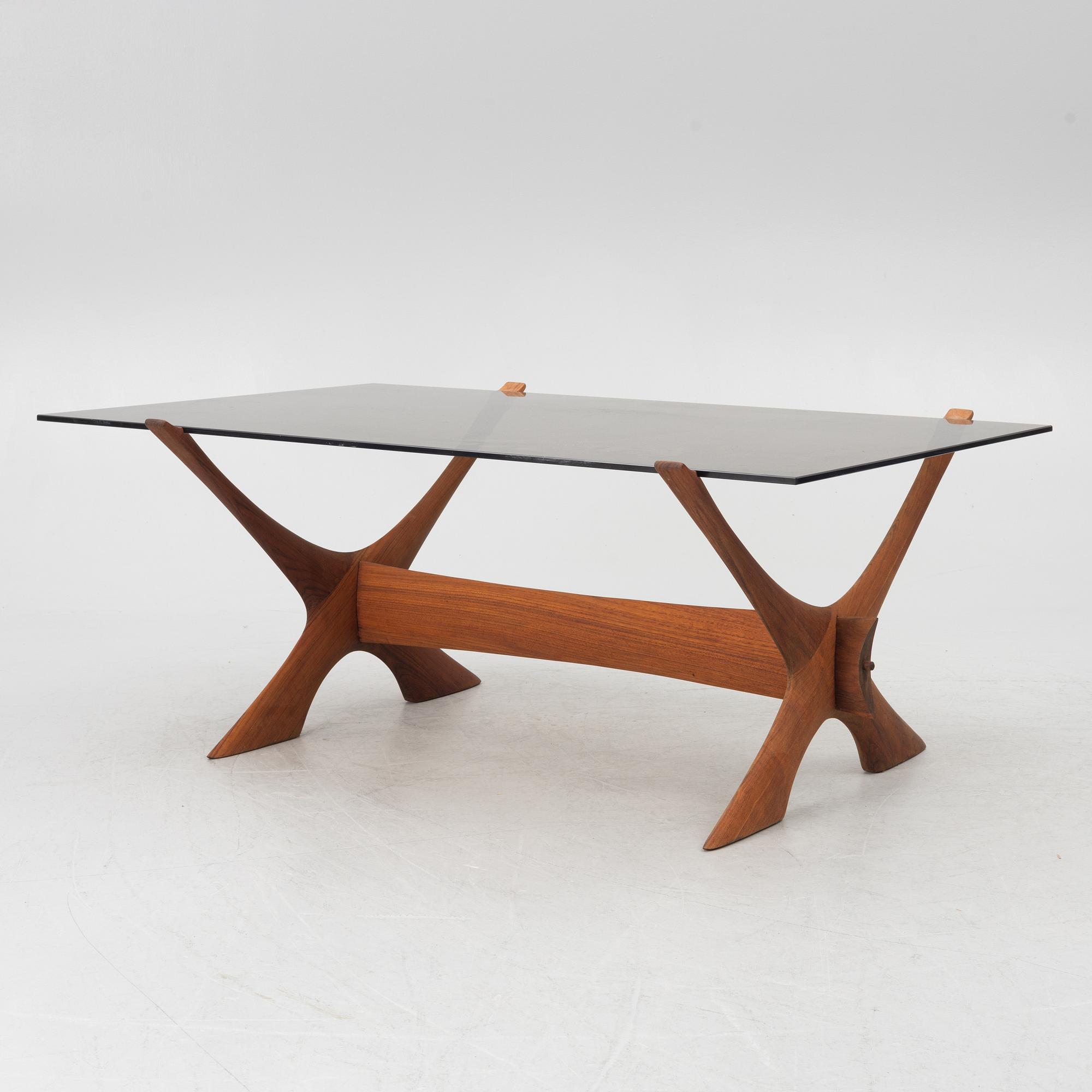 Fredrik Schriever-Abeln, a Nr 9" coffee table, Örebro Glasindustri, Sweden, 1960's.