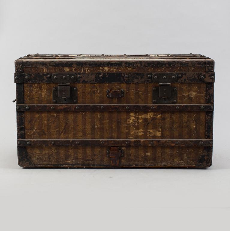 A trunk by Louis Vuitton, late 1800s.