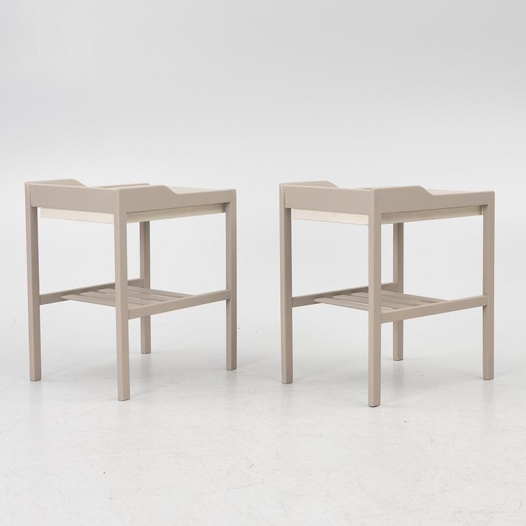 Bertil Fridhagen, sängbord, ett par, Bodafors, 1960-tal.