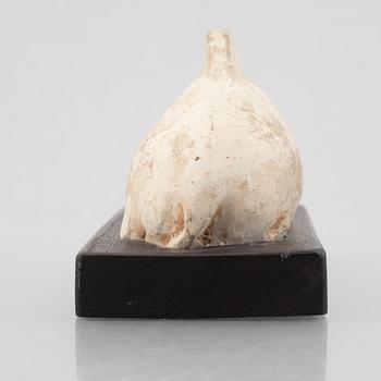A pottery model of a boar, Tang dynasty (618-907).