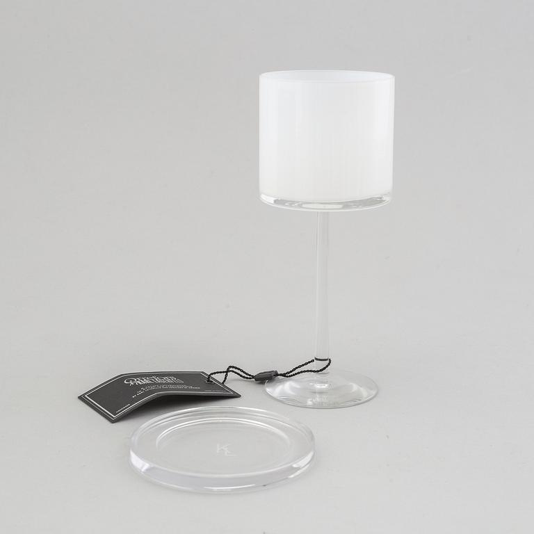 KARL LAGERFELD, rödvinsglas, 10 stycken, för Orrefors, 2000-tal.