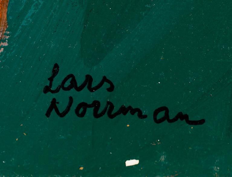 LARS NORRMAN, olja på pannå, signerad.