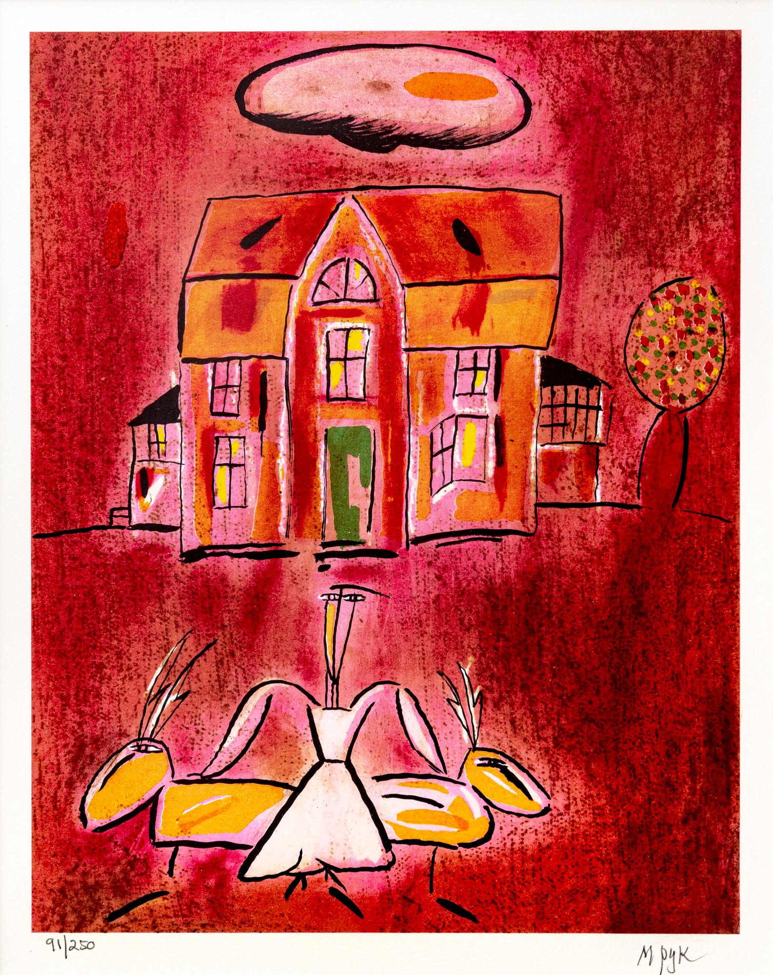 Madeleine Pyk, litografier 6 st signerade och numrerade 91/250.