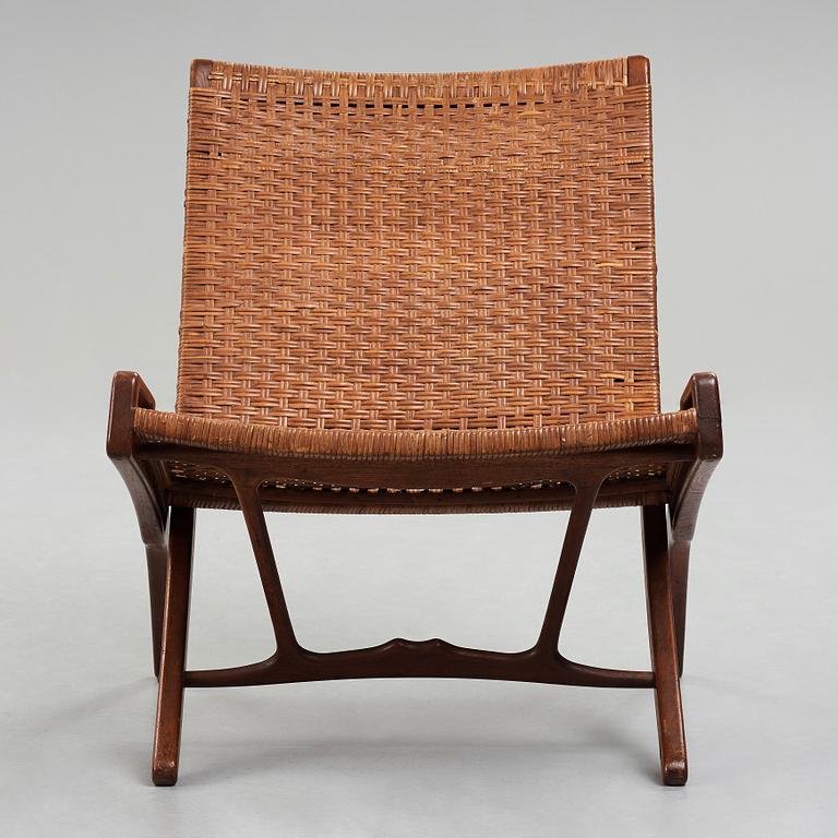 HANS J WEGNER, fällstol, "JH512" Johannes Hansen, Danmark, 1940-50-tal.