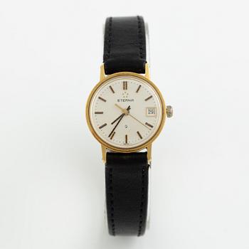Eterna, Q, wristwatch, 22 mm.