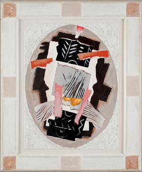 ALAIN SOUCASSE, blandteknik, sign o dat -95.