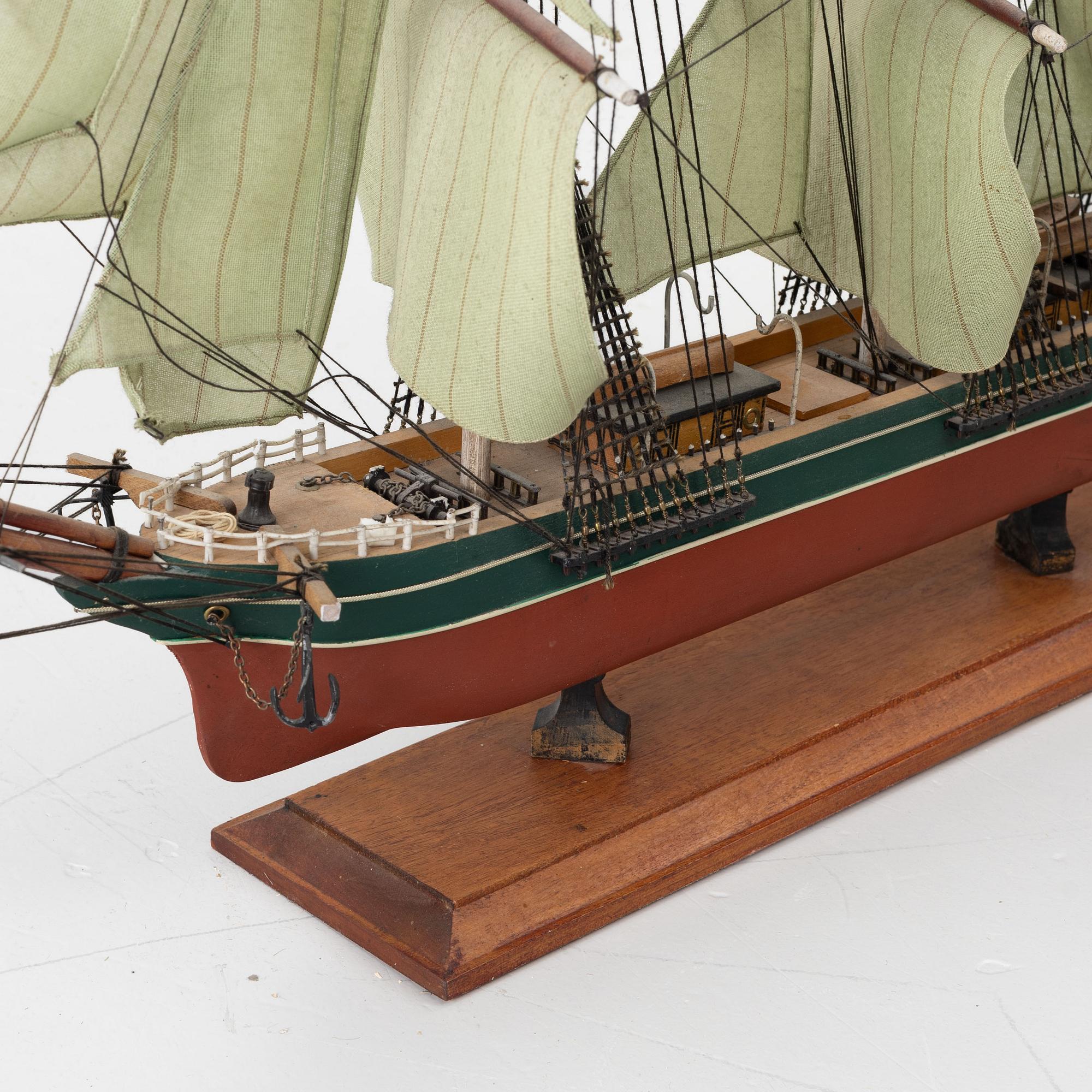 Ship model. 20th century.