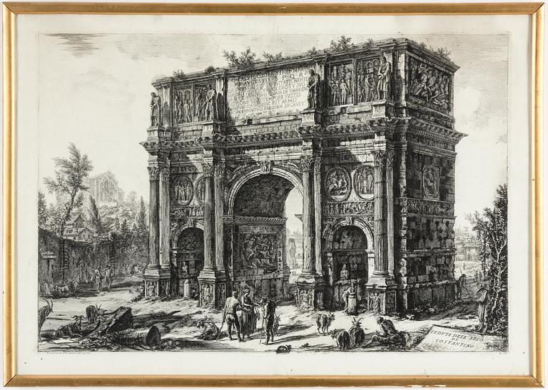 GIOVANNI BATTISTA PIRANESI, engraving, 18th century.