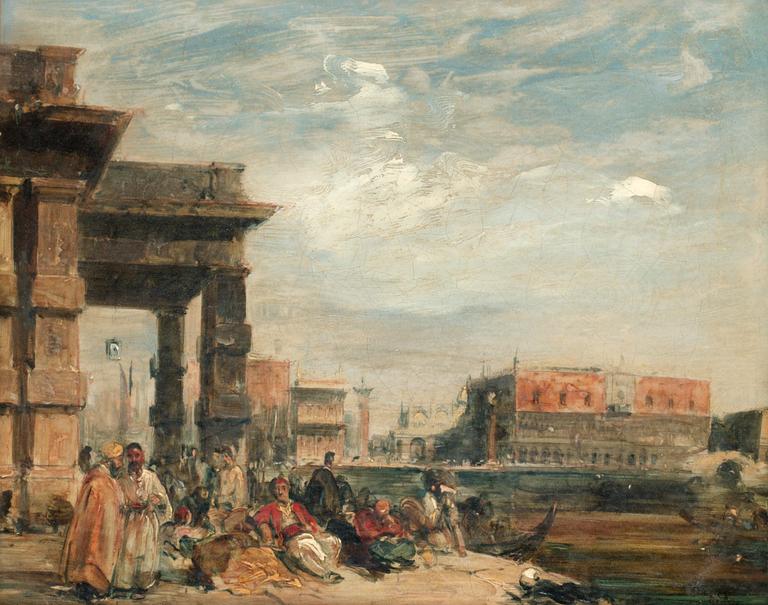 Edward Pritchett Tillskrivna, Motiv från Venedig.