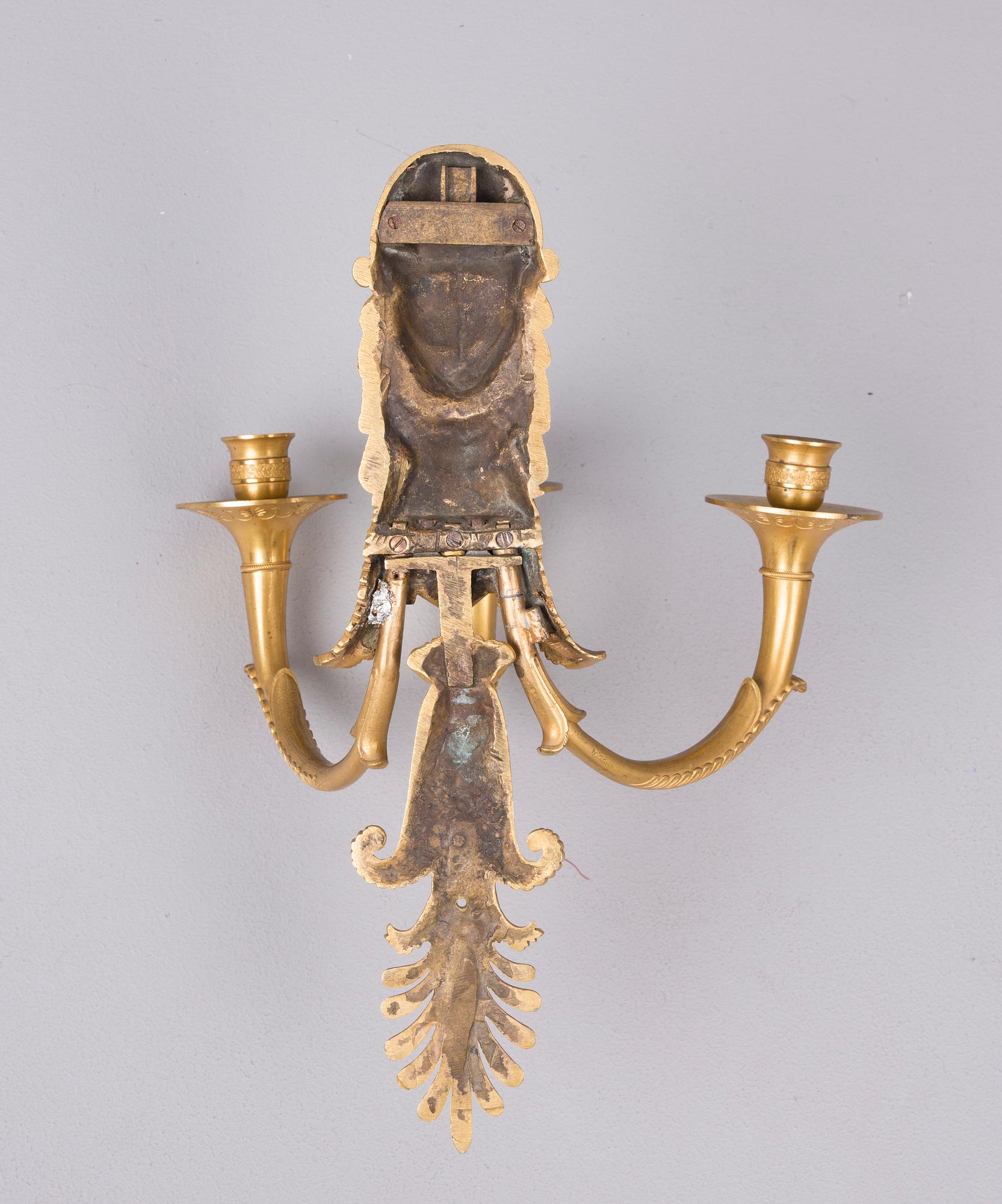 VENÄLÄISET SEINÄKYNTTELIKÖT, empire. 1800-luvun alku.