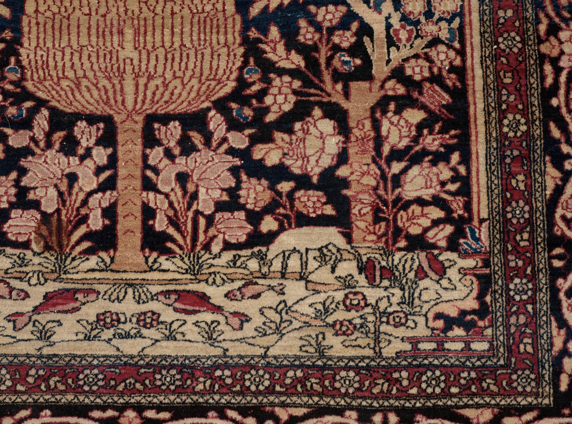 SEMI-ANTIQUE ESFAHAN. 200 x 138,5 cm.