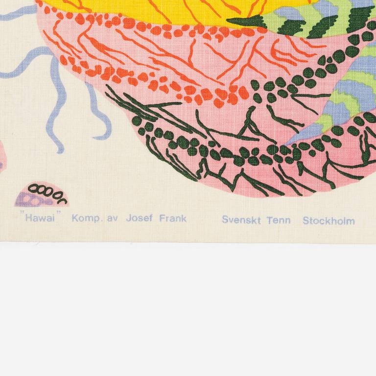 Josef Frank, rullgardin, "Hawaii", Svenskt Tenn.