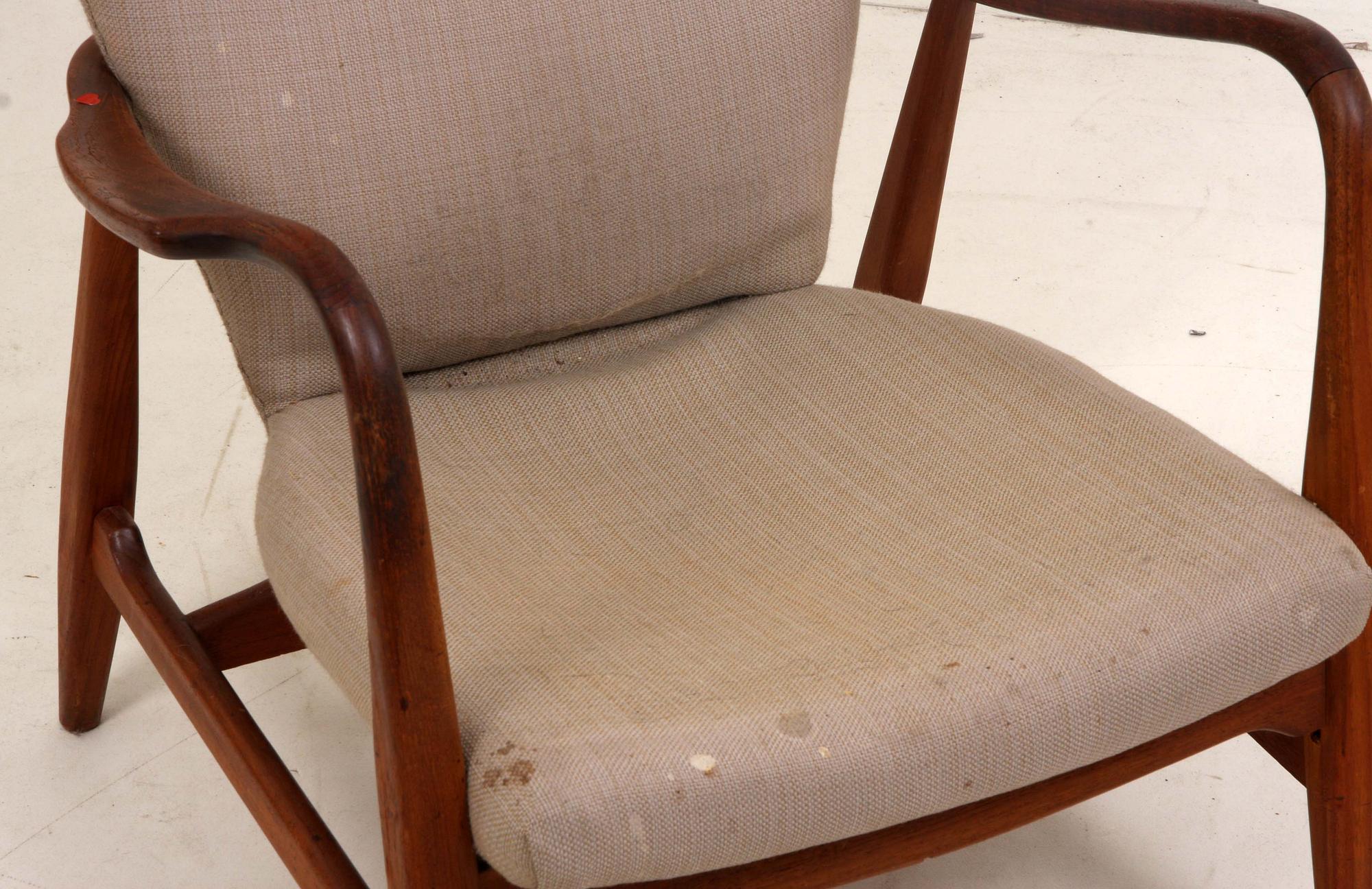 FÅTÖLJ, Danmark, 1950/60-tal.