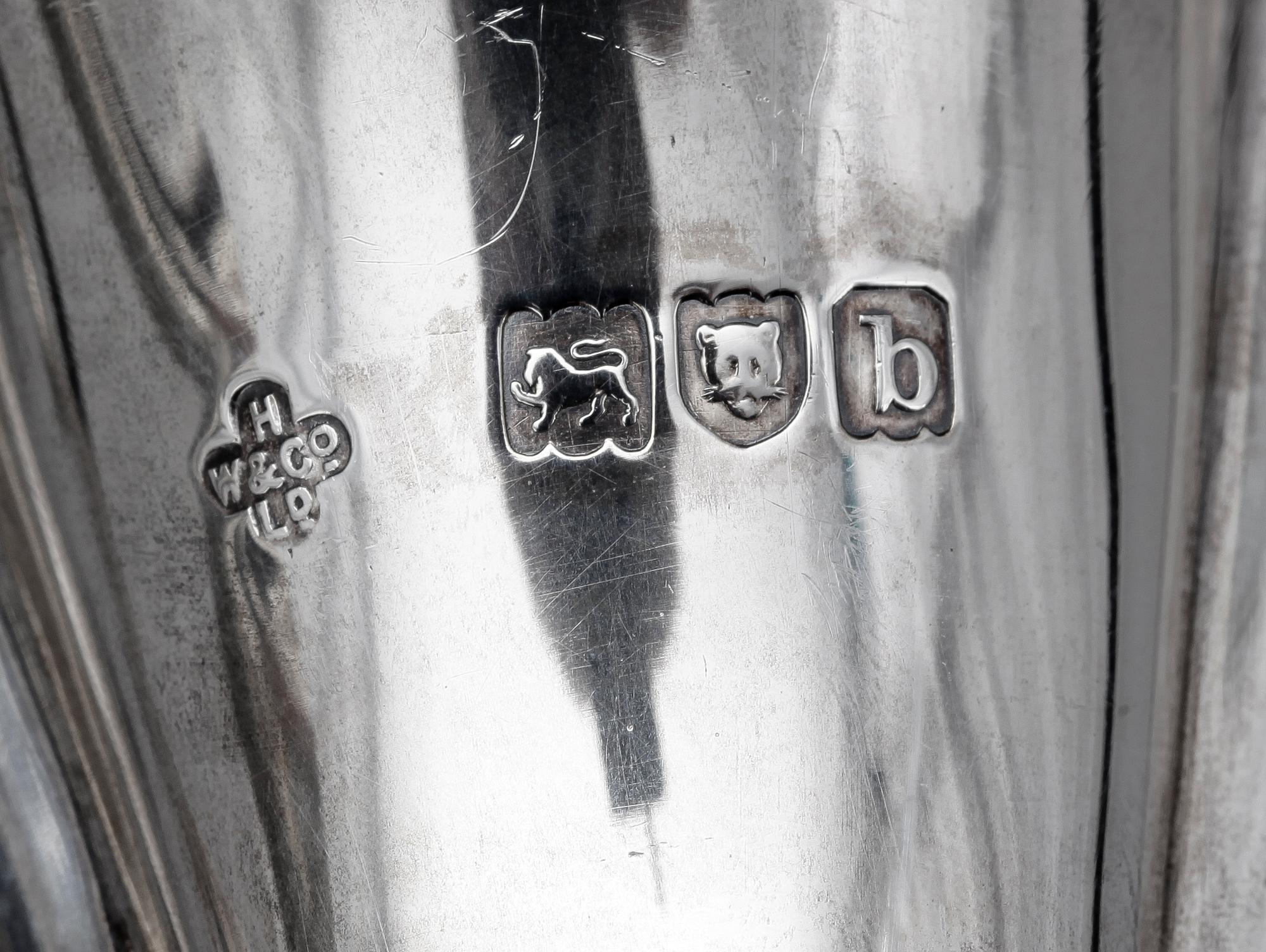 VASER, 4 st, silver, Horace Woodward & Co, London, England, 1897-1900.