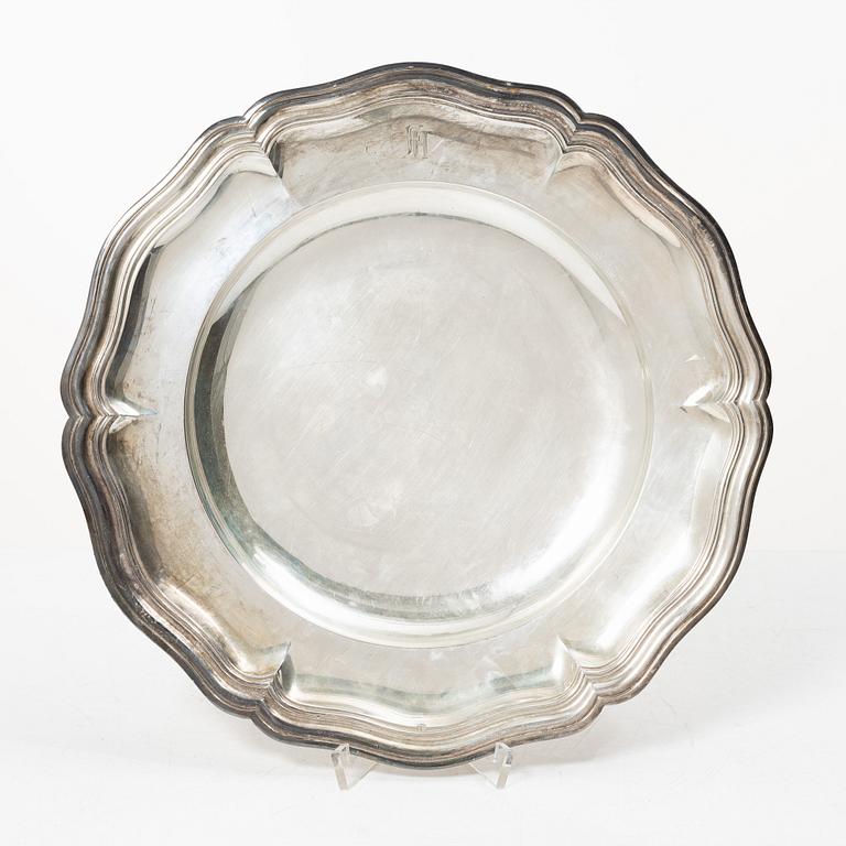 Fat, silver, Swedish import mark, 20th century.