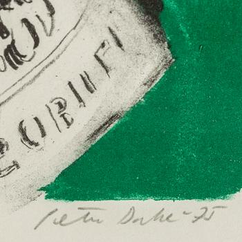 PETER DAHL, lithograph in colours, signed Peter Dahl, dated -75 and numbered 107/180 in pencil.