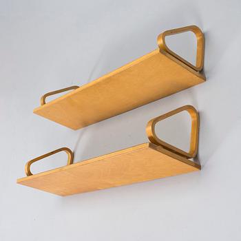 Alvar Aalto, two 1930/1940's shelves for O.Y. Huonekalu- ja Rakennustyötehdas A.B.