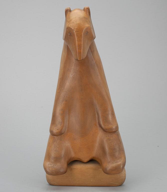 GUNNAR UOTILA, träskulptur, sign. och dat. 1959.