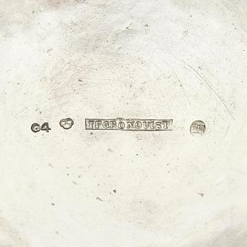 A Swedish 19th century parcel-gilt silver beaker, mark of Johan Ferdinand Grönqvist, Östhammar 1837.