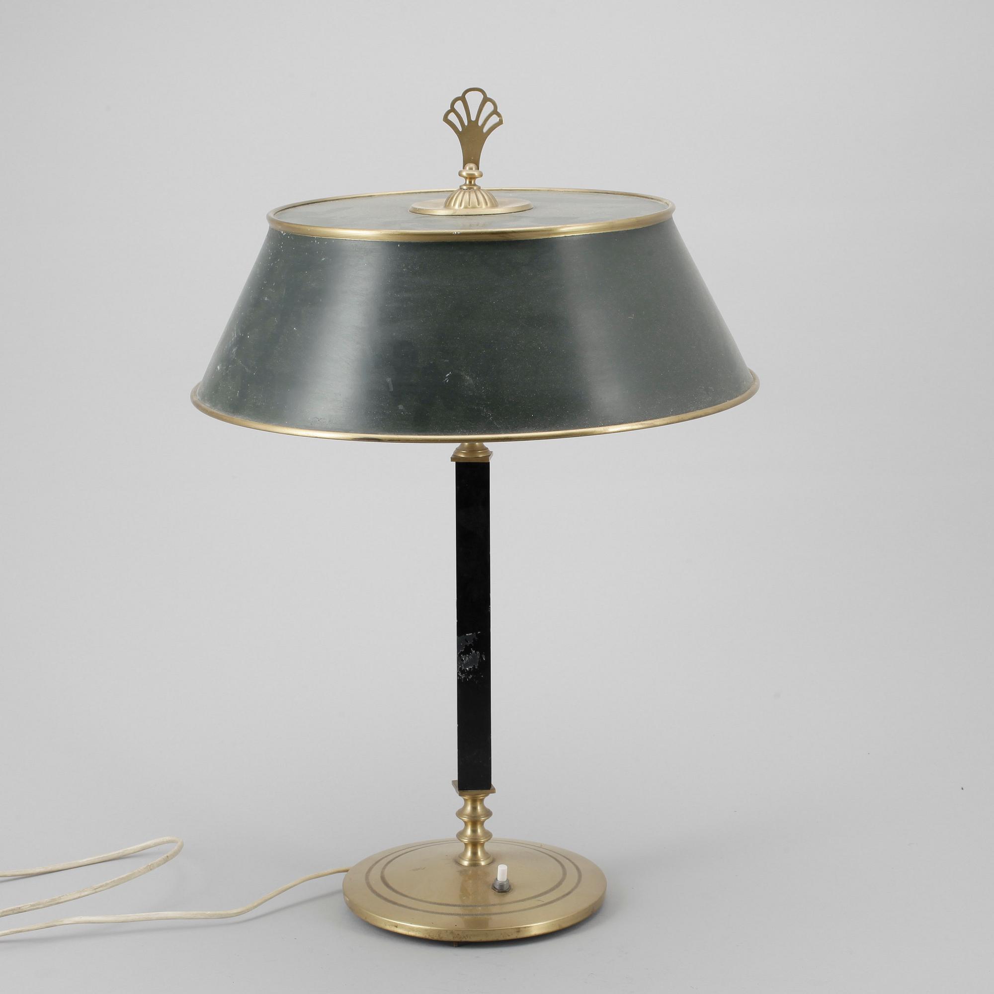 BORDSLAMPA, 1940-tal.