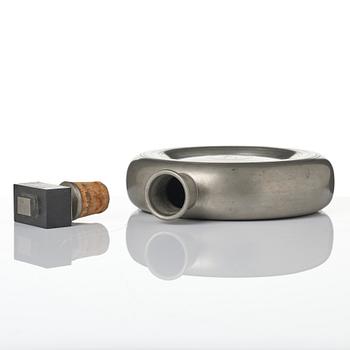 Sylvia Stave, Decanter, cigarette holder, and inkwell, C.G. Hallberg, Stockholm, 1930s.
