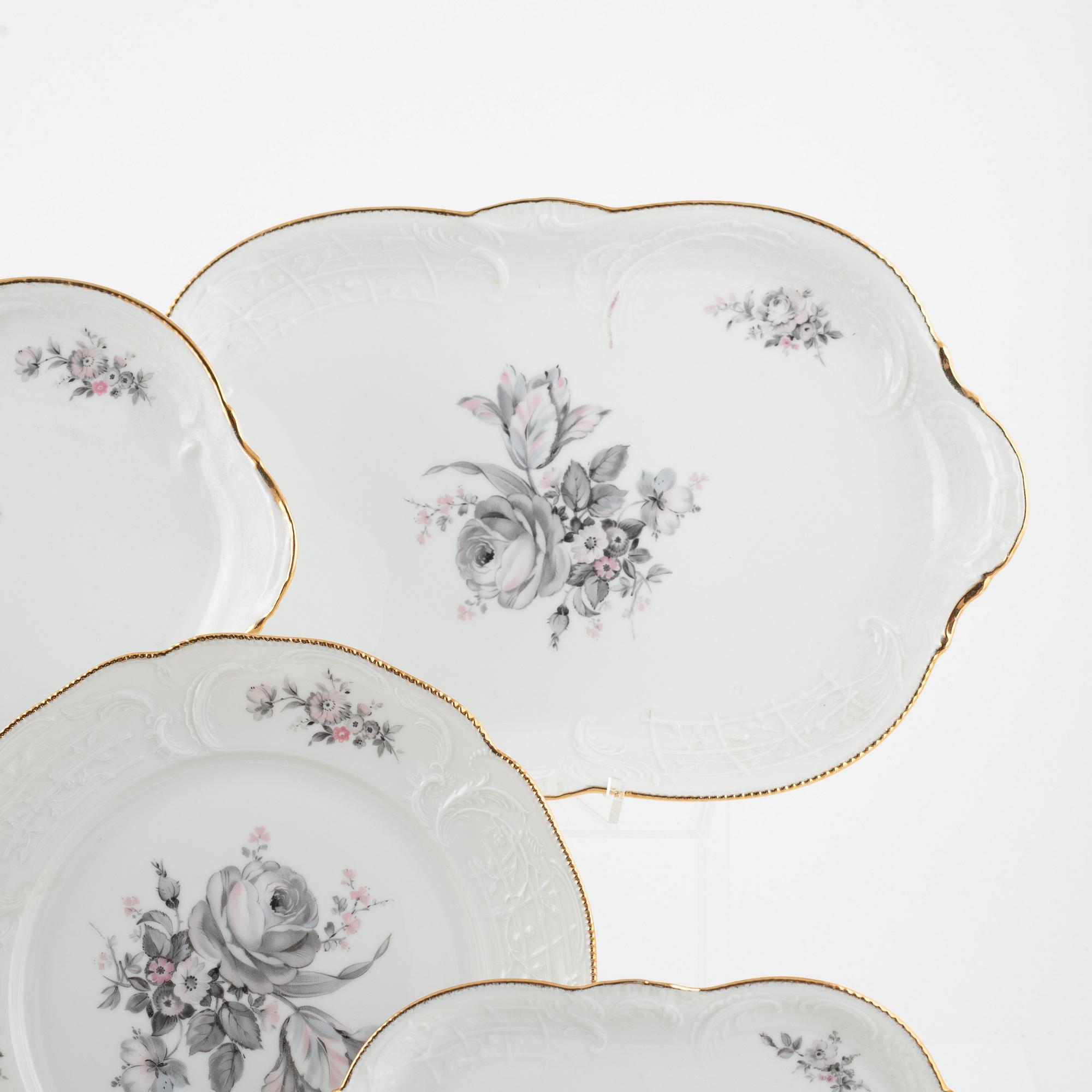 A dinnerware set, 56 pieces, "Sanssouci", Rosenthal, Germany.