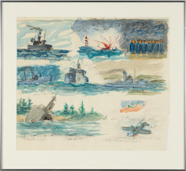 Gösta Werner, Svenska flottan.