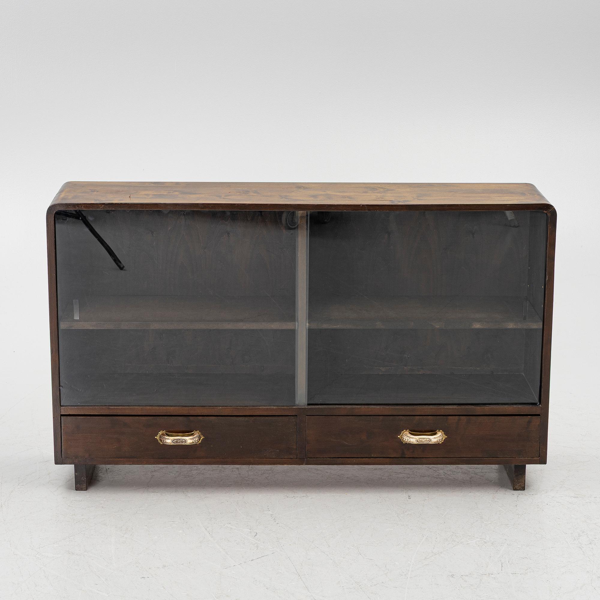 A bookcase, 1930s/1940s.