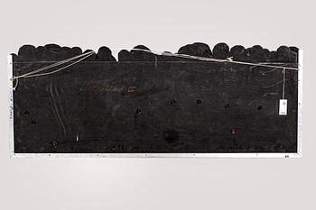 Rafael Canogar, mixed media signerad och daterad 1969.