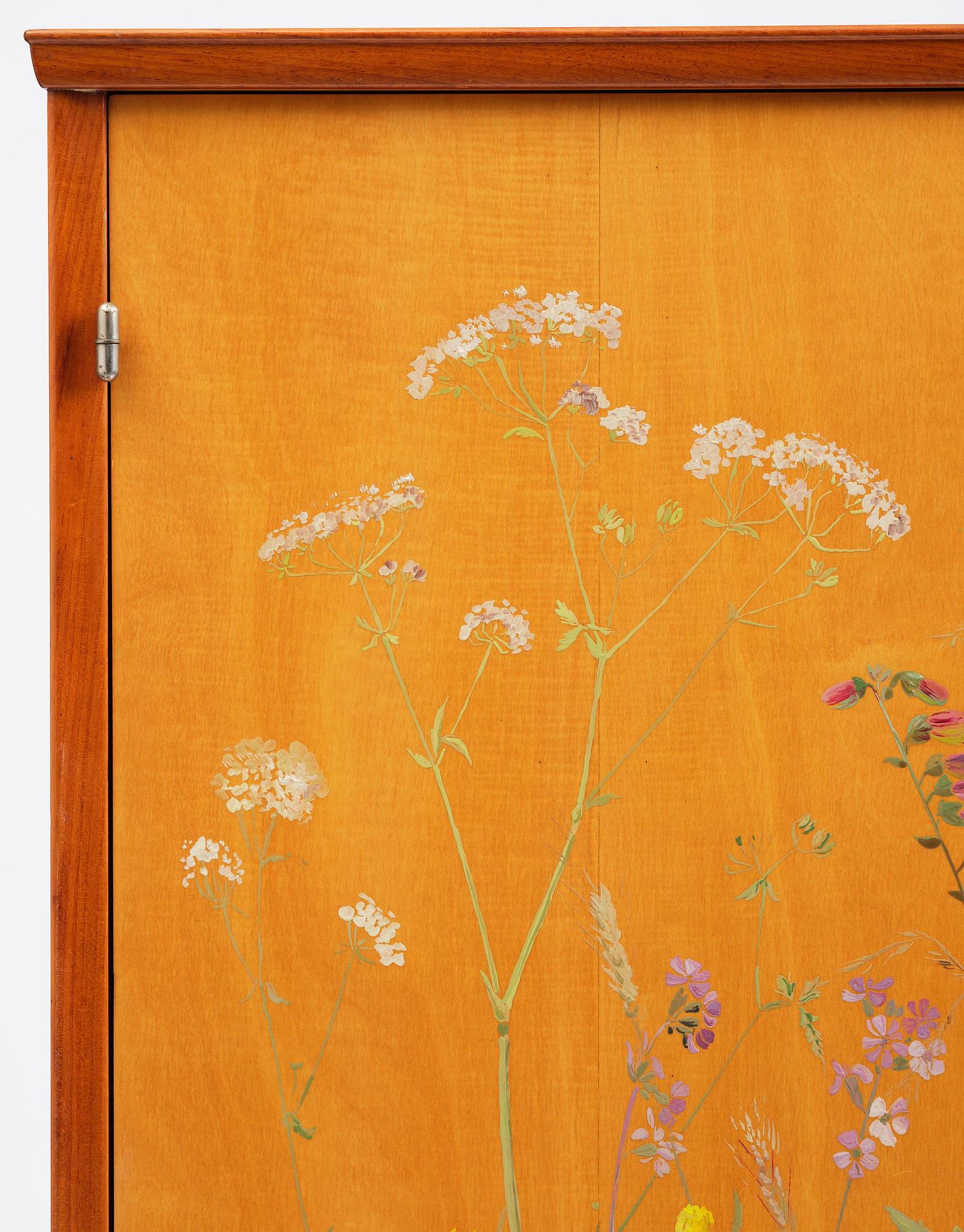 Erik Chambert, a unique cabinet, Chamberts Möbelfabrik, Norrköping, 1952.