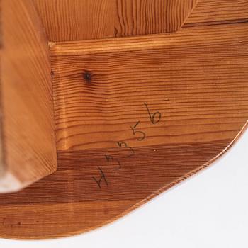 David Rosén, a pine stool 'Berga', Nordiska Kompaniet, Sweden 1930-1940s.